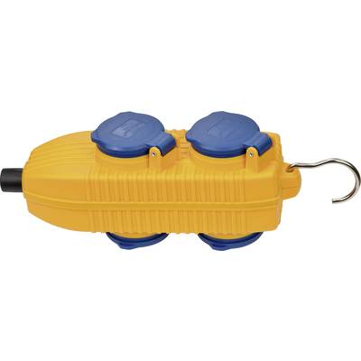 Elosztó kapcsoló nélkül Brennenstuhl 1081070010 Kék, Sárga (1081070010)