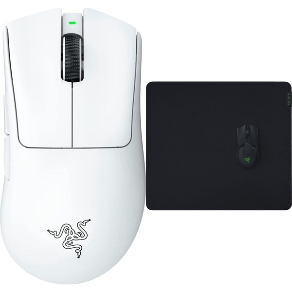 Razer DeathAdder V3 Pro геймърска мишка + Razer Gigantus V2 L подложка за мишка