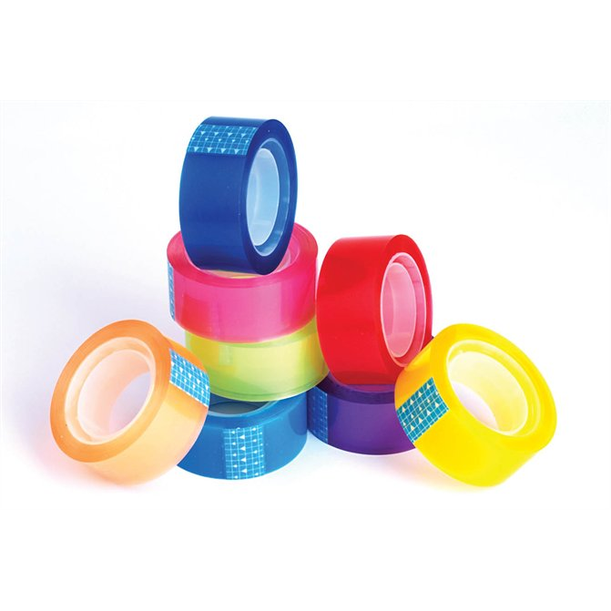 Donau Ragasztószalag 18mm x 18m - vegyes színek (7878908PL-99)