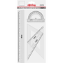 Rotring Vonalzó készlet, műanyag, , víztiszta (R221370)