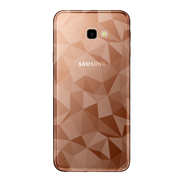 Szilikon telefonvédő (3D, gyémánt minta) FÜSTSZÍNŰ [Samsung Galaxy J4 Plus (SM-J415F)] (5996457822980)