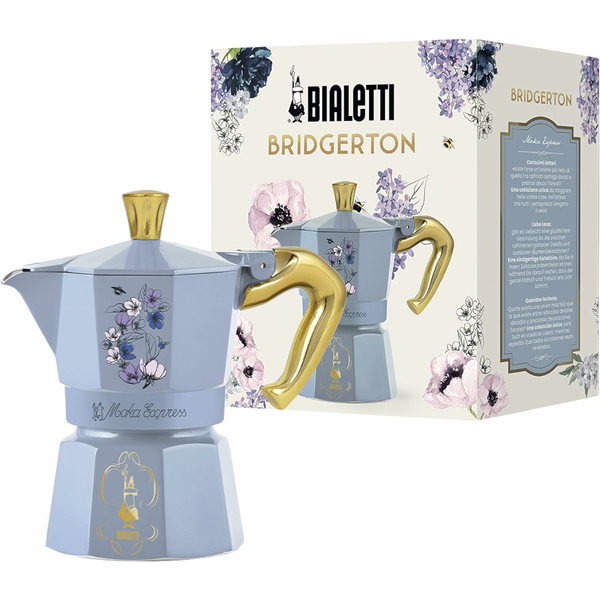 Bialetti Bridgerton 3 személyes Kotyogós kávéfőző - Kék