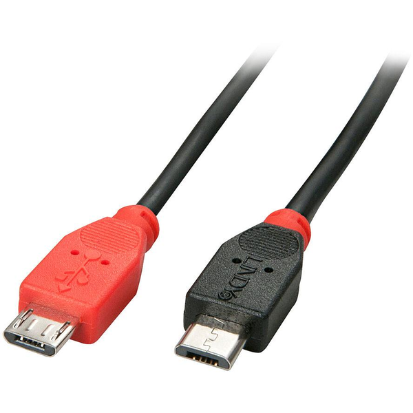 Lindy 31759 USB kabel 1 m USB 2.0 Micro-USB B Černá