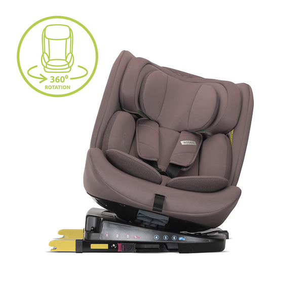 LORELLI Rodeo 360 isofix autósülés i-Size 40-150 cm - Dark Pink
