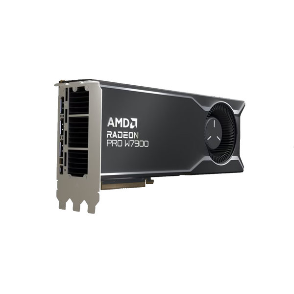 AMD GPU Radeon PRO W7900 48GB GDDR6 384 bit, 61 Tflops, 864 GBps, PCIe 4.0, 3x DP, 1x mDP, 4x 4K, 295W, Active