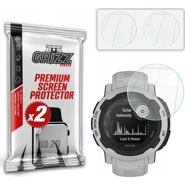 Szkło hybrydowe GrizzGlass HybridGlass do Garmin Instinct 2 45mm