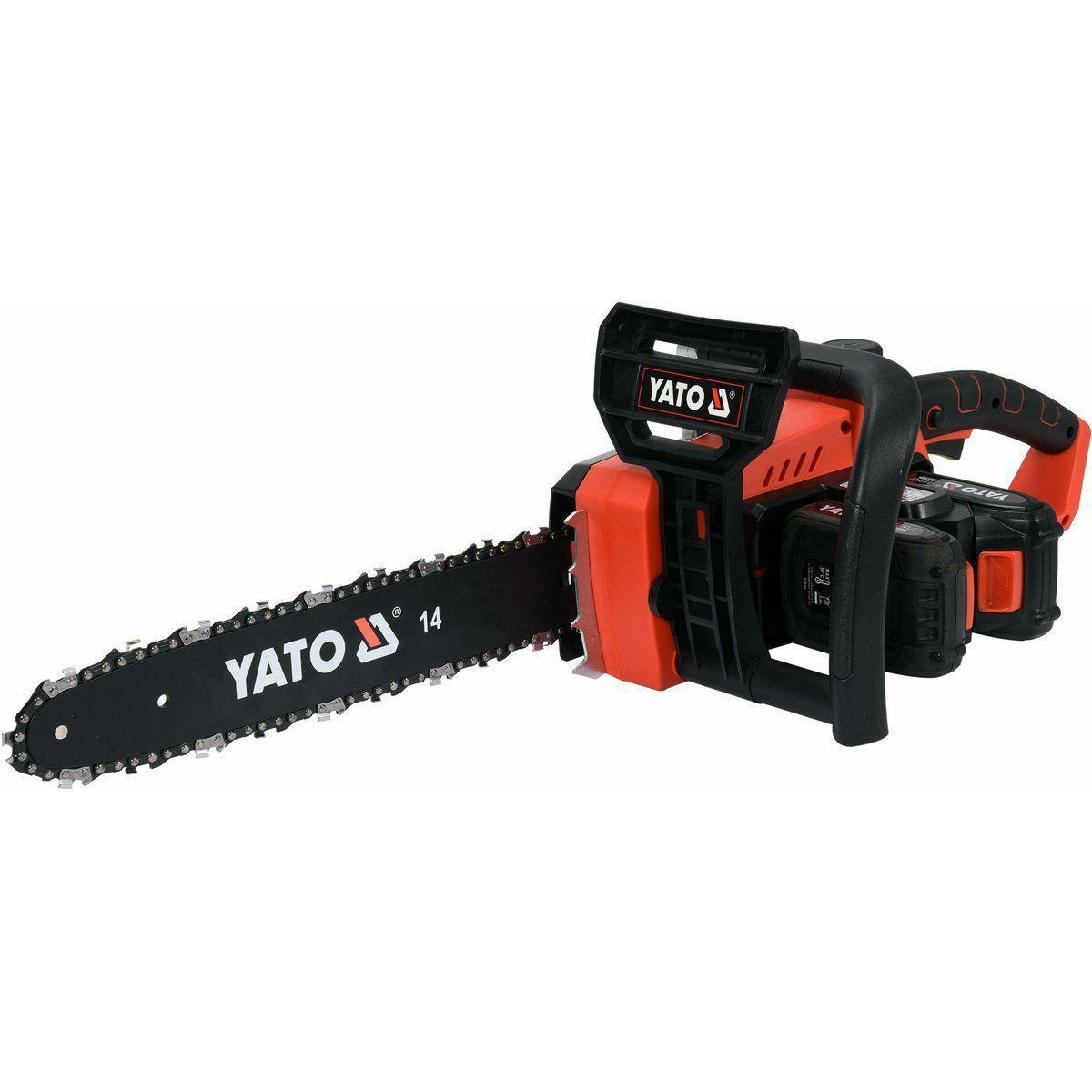 YATO YT-82812 AKKUS LÁNCFŰRÉSZ 350 MM 2 X 18 V (2 X 2,0 AH AKKU + TÖLTŐ) (YT-82812)