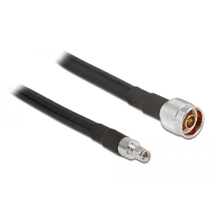 Delock antenna kábel N-dugó > RP-SMA-dugó CFD400 LLC400 10m (DE13028)