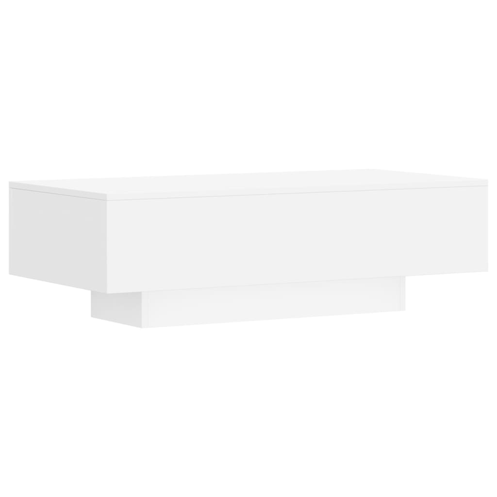 fehér szerelt fa dohányzóasztal 100x49,5x31 cm (833889)