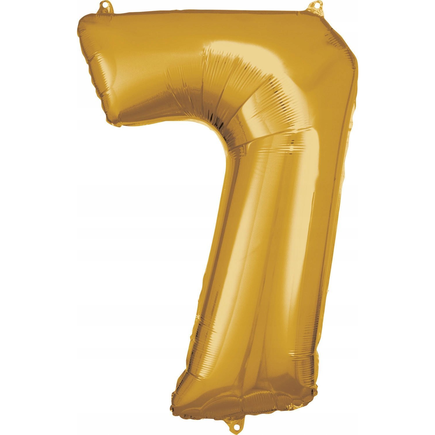 Óriás Szám Fólia Lufi - 7-es, 83x55 cm, Arany (9906272)