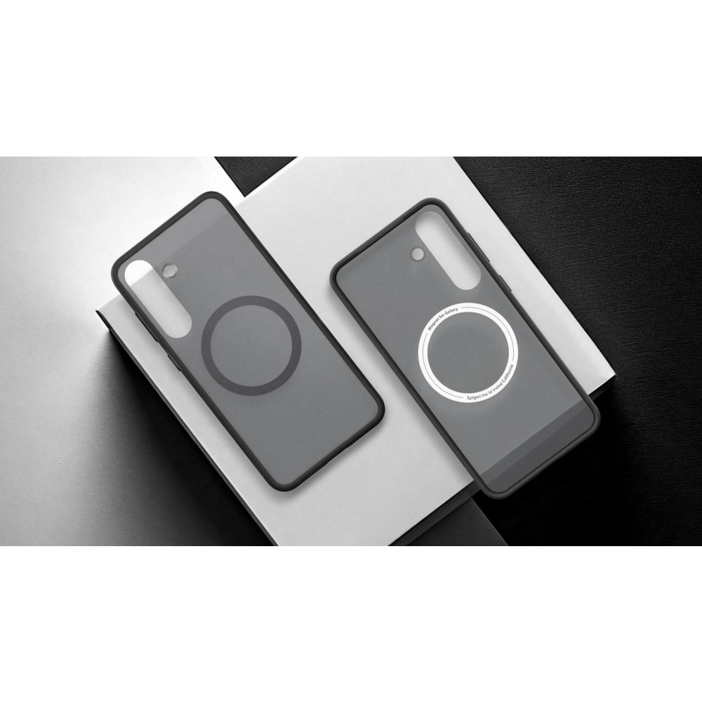 Samsung S25 Plus Capella ütésálló tok, Fekete-ezüst (OSAM-GP-FPS936PGB)