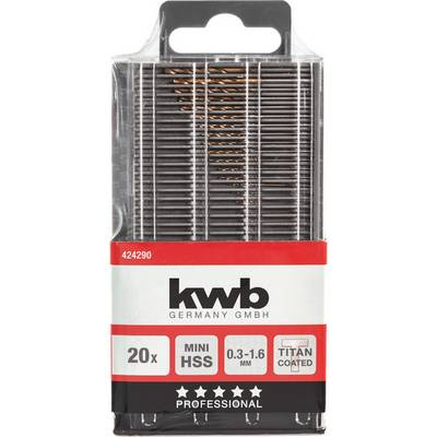 kwb 424290 Fém spirálfúró készlet 20 részes 1 db (424290)