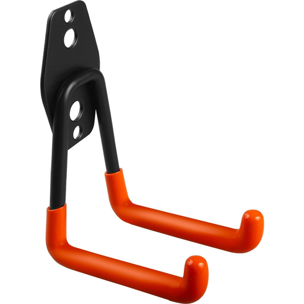 Maclean Mc-442 Gancho De Garaje, Soporte De Pared Para Neumáticos, Herramientas, Escalera, Bicicleta, Gancho De Pared Para Organización, Gancho Doble De Almacenamiento, Colgador De Herramientas (carga Máx.: 70 Kg)