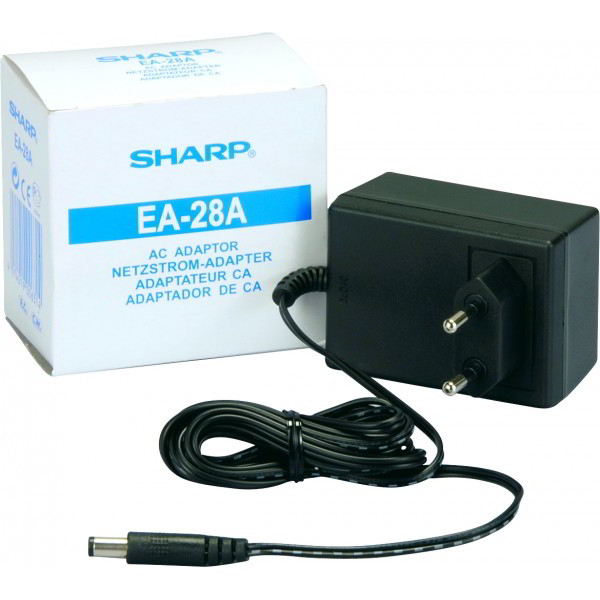 Sharp EA-28A strømadapter og vekselret Sort
