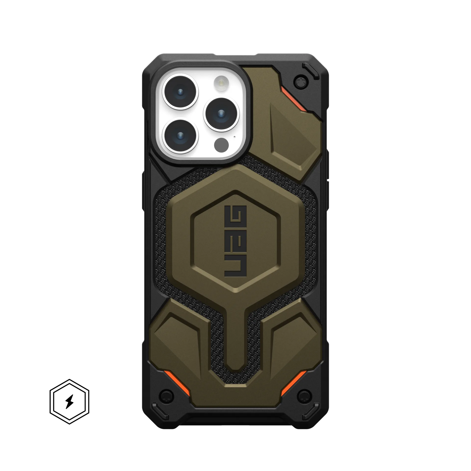 UAG Monarch Pro MagSafe Apple iPhone 15 Pro Max Tok - Kevlár Zöld (11422211397B)