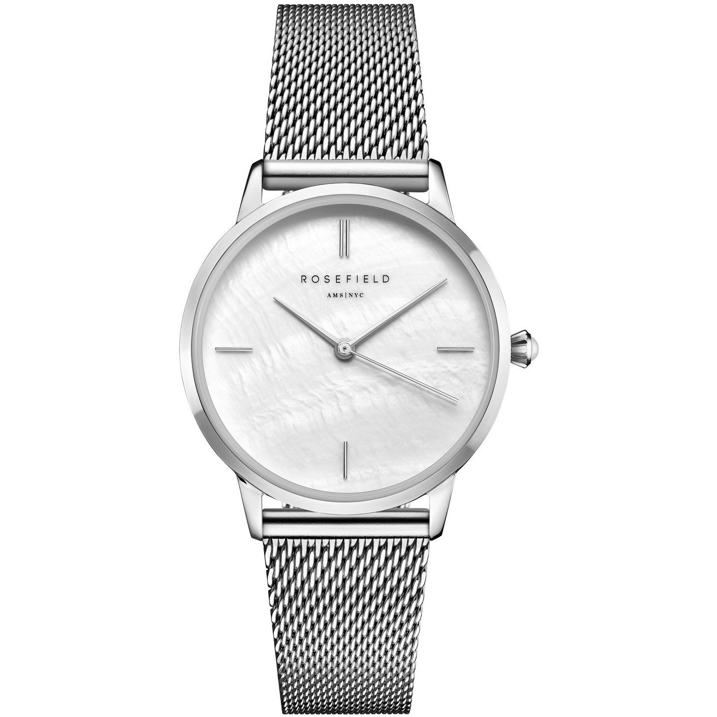 ROSEFIELD Pearl Edit Mesh Silver RMSMS-R08 (8720246519464)