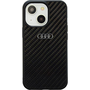 Audi Carbon Fiber Stripe iPhone 13 / 14 / 15 tok, fekete