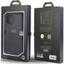 Audi Carbon Fiber Stripe iPhone 13 / 14 / 15 tok, fekete