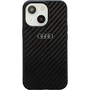 Audi Carbon Fiber Stripe iPhone 13 / 14 / 15 tok, fekete