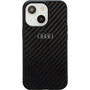 Audi Carbon Fiber Stripe iPhone 13 / 14 / 15 tok, fekete
