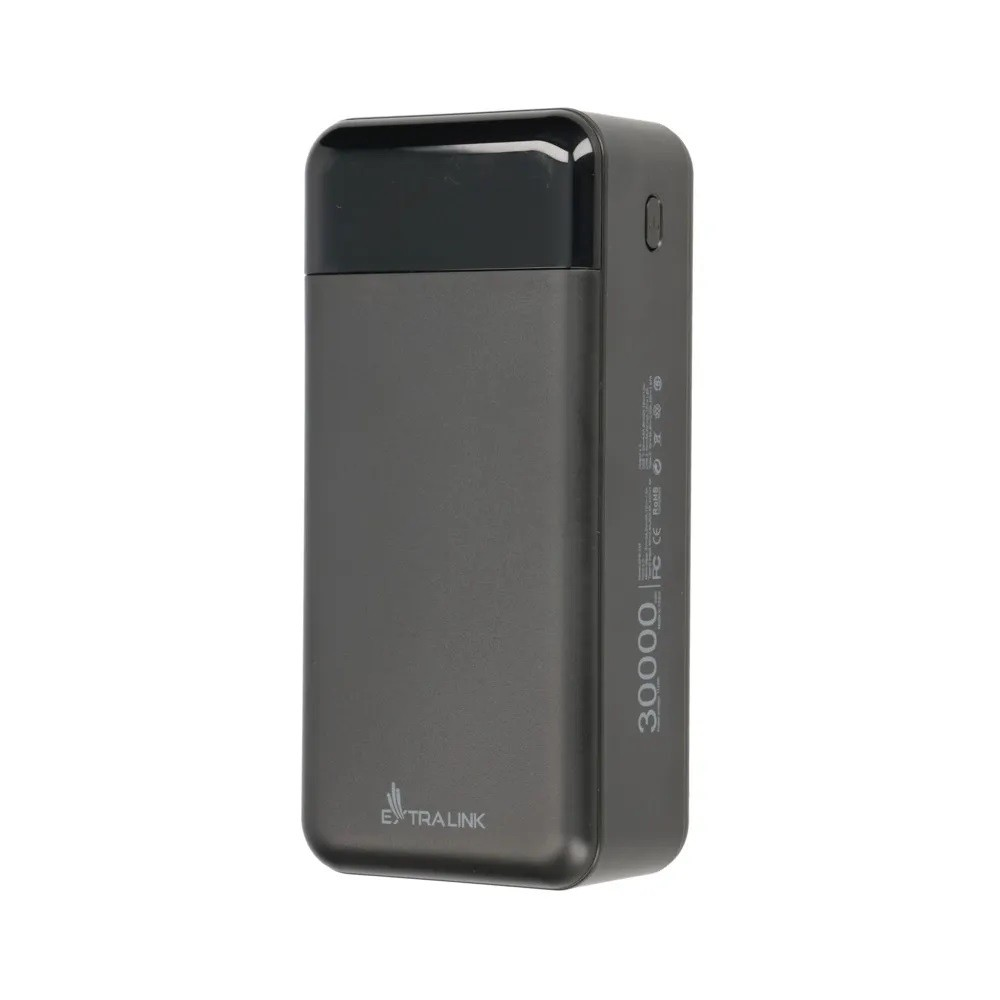 ExtraLink EPB-124 Power Bank 30000mAh - Fekete (EX.19522)