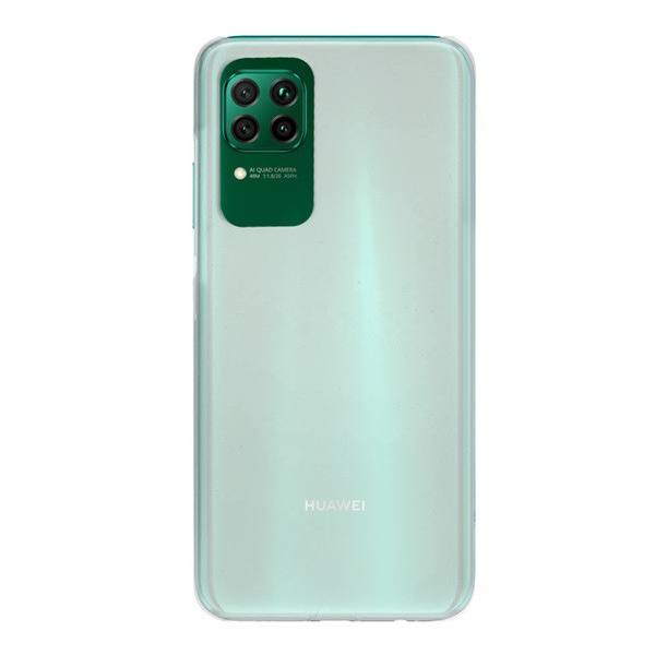 Műanyag telefonvédő (gumírozott) ÁTLÁTSZÓ [Huawei P40] (5996457950645)