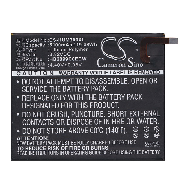 Cameron Sino CS-HUM300XL Huawei MatePad T10 WIFI Tablet akkumulátor 5100 mAh (CS-HUM300XL)