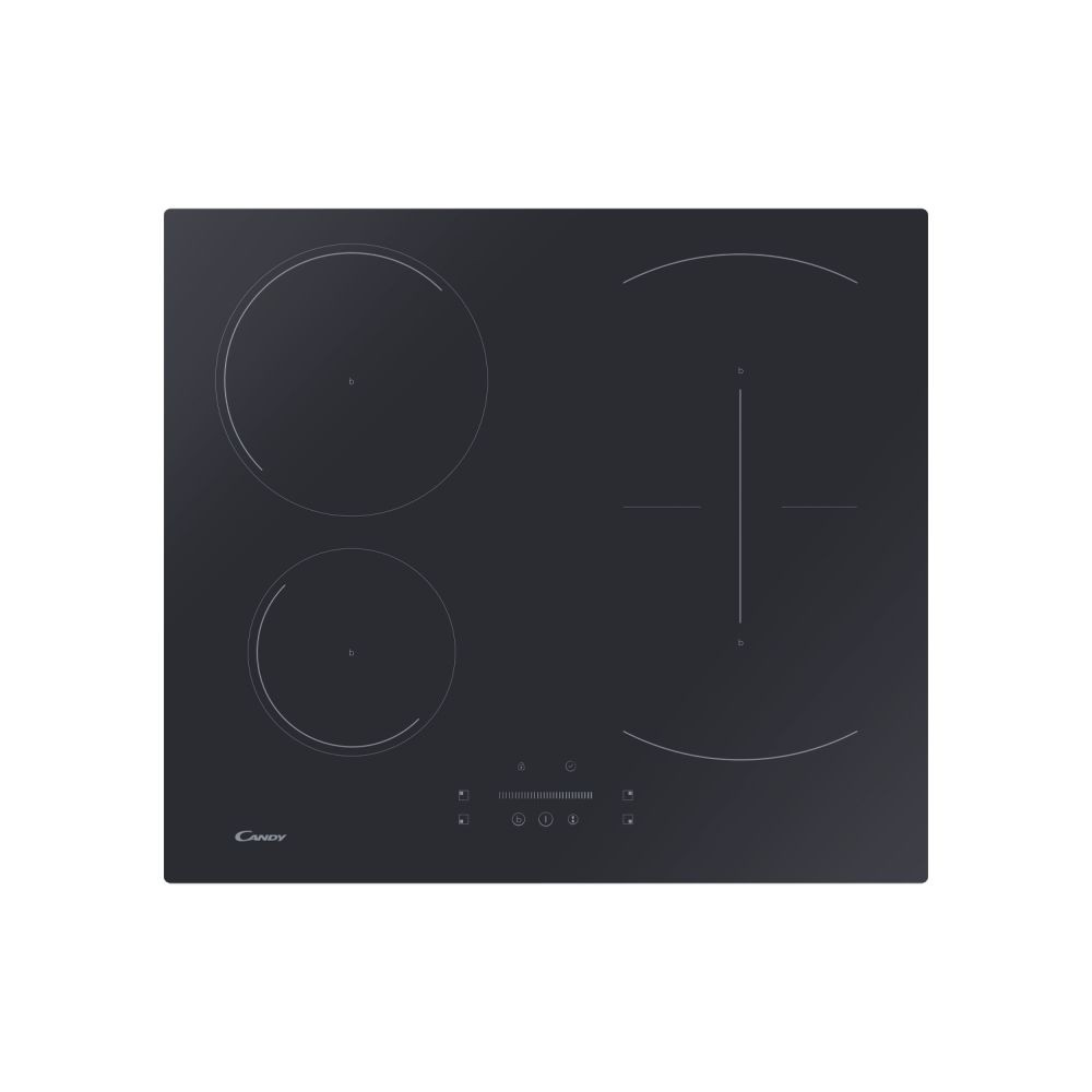 Candy CTP6SC4/E1 Fekete Beépített 59 cm Zónás indukciós főzőlap 4 zóna (33803085)