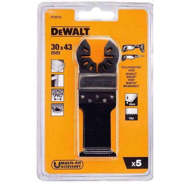 Univerzální pilový list na dřevo DeWalt DT20725 5 ks