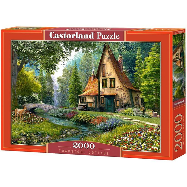 Castorland Toadstool cottage 2000 pcs Legpuzzel 2000 stuk(s) Liggend