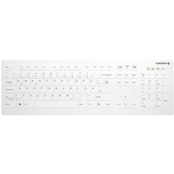 Contour Design AK-C8112F tastatur Medicinsk RF trådløst Tysk Hvid