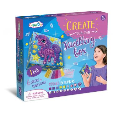Manyuk Toys 6822188 Комплект за правене на кутия за бижута - Еднорог