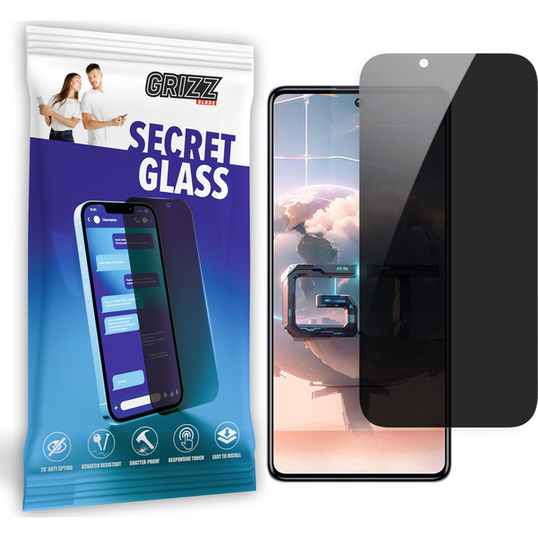  GrizzGlass Szkło prywatyzujące GrizzGlass SecretGlass do Infinix GT 10 Pro