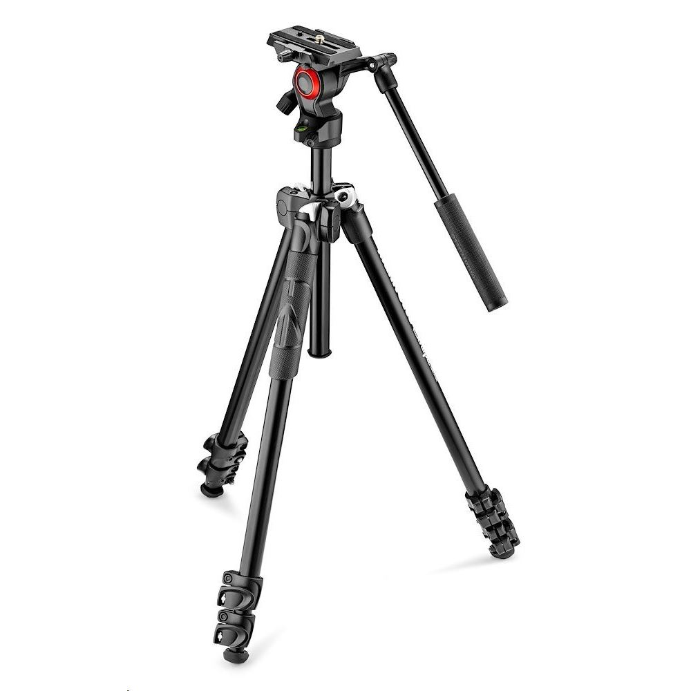 Manfrotto 290 LIGHT KIT alu állvány + Befree live fluid video fej (MK290LTA3-V) (MK290LTA3-V)