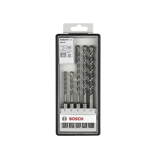 Bosch 2607019929 SDS-plus-5 Robust Line Kalapácsfúrók (5 db/csomag) (2607019929)