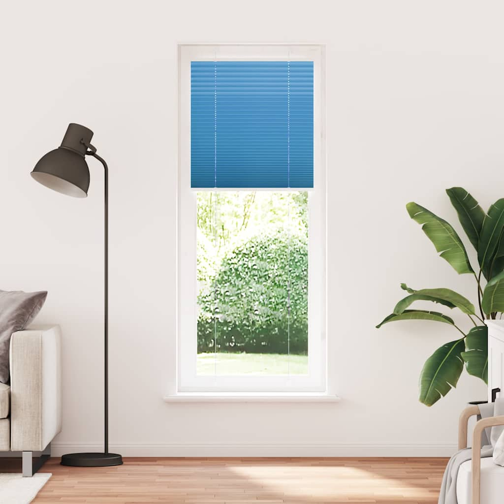 pliszírozott redőny kék 80x200 cm szövetszélesség 79,4 cm (4015207)