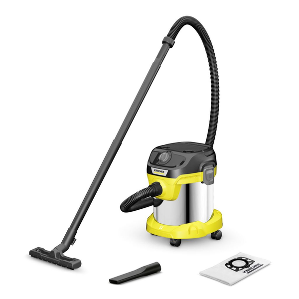 Прахосмукачка Karcher KWD 2 S V-15/4/18 сухо-мокро със стоманен резервоар (1.628-425.0) (1.628-425.0)
