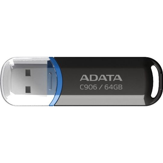 ADATA C906 USB-nøgle 64 GB USB Type-A 2.0 Sort
