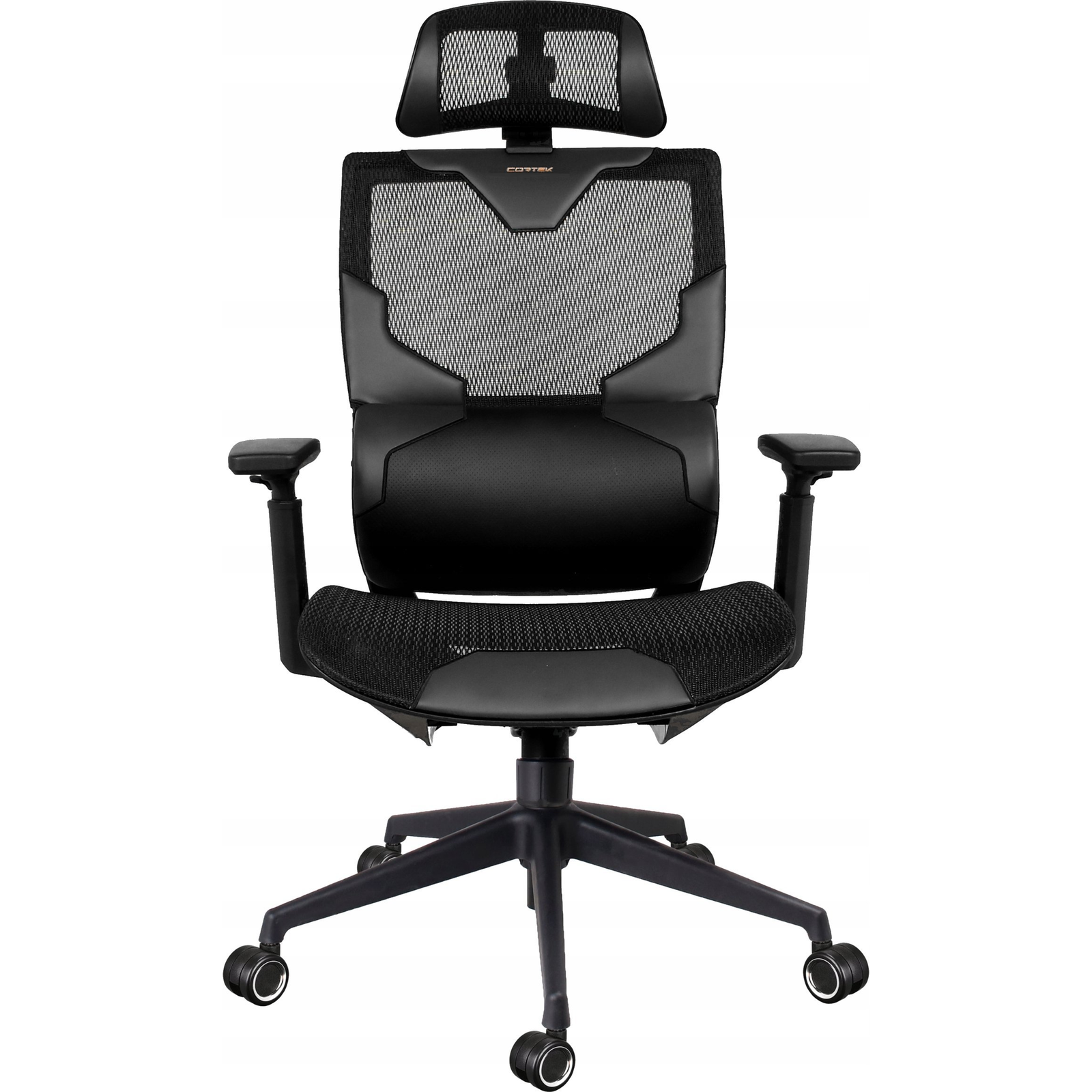 Cortek Vision Gamer Szék Fekete Légáteresztő (VISBLK)