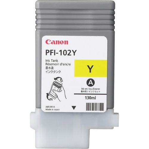 Canon PFI-102Y blækpatron Original Gul