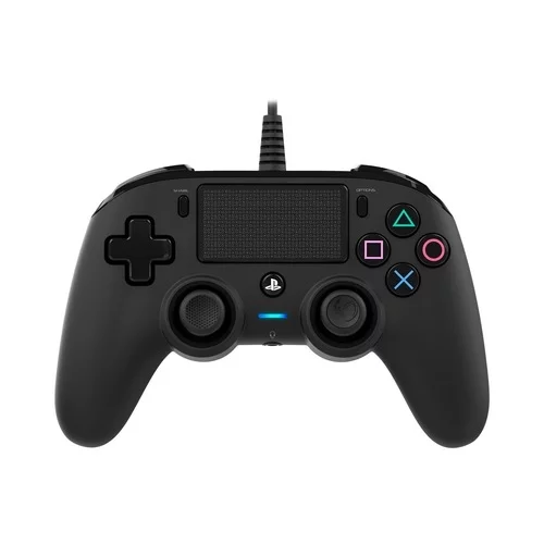 Nacon vezetékes kontroller fekete PS4 (PS4OFCPADBLACK)