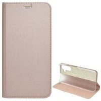 Samsung Galaxy A34 5G (SM-A346) Калъф стоящ, кожен ефект (FLIP, странично отваряне, функция за държач за маса) ROSE GOLD 2