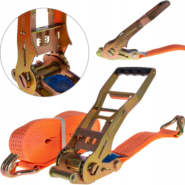  Geko Pas transportowy z grzechotką ERGO 8m/5T/50mm (8)