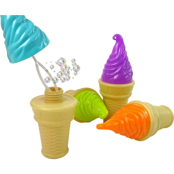  LeanToys Bańki Mydlane Lody 4 Kolory 80ml
