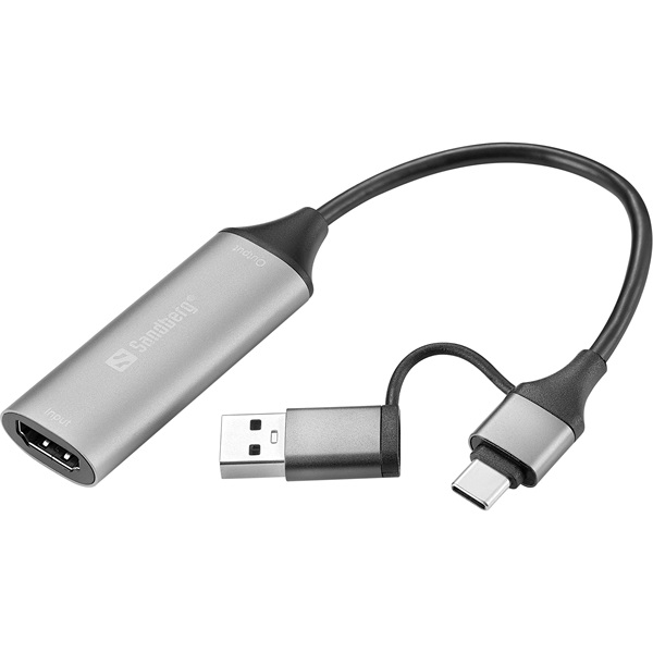 Sandberg 136-70 Adaptér HDMI na USB-C/A s rozlišením 1080p