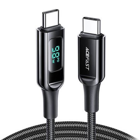 Кабел Acefast C6-03, USB-C към USB-C, 2m, 100W, 20V, 5A, черен