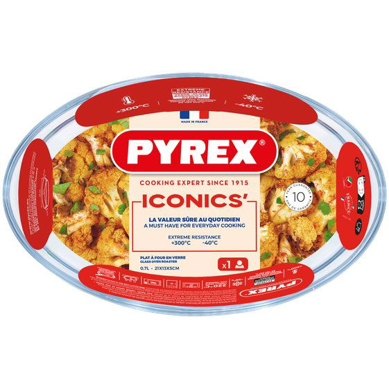 PYREX Sütőtál, ovális, 0,7 l (3137610000605)