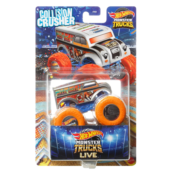 Mattel Hot Wheels Monster Trucks Live Collision Crusher kisautó