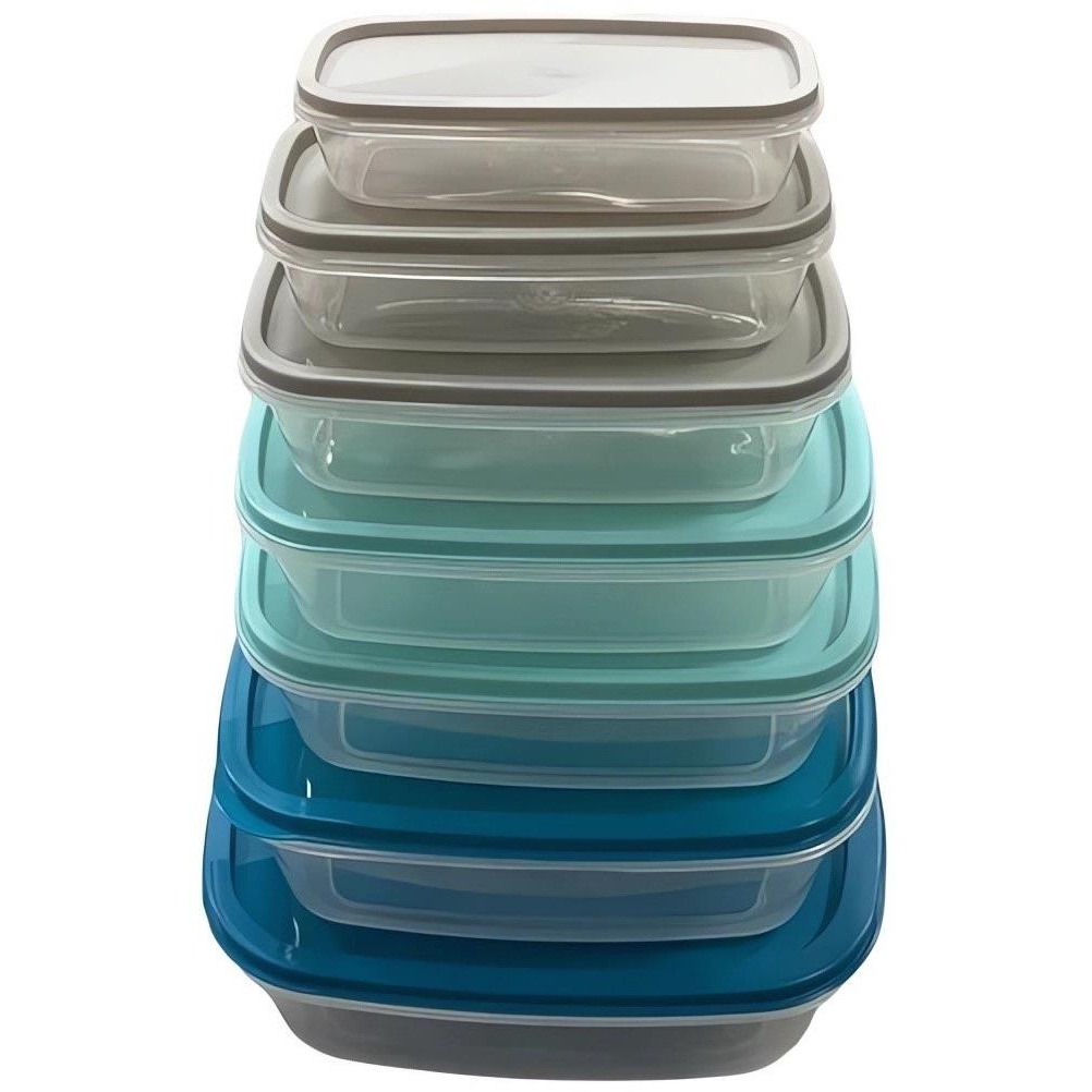 GGV ételtároló doboz + fedél, műanyag, 7db (53211)