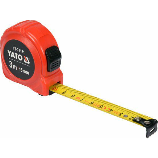 MÉTERMÉRŐ MÉTER FELTEKERHETŐ 3m KÉT ZÁR YATO